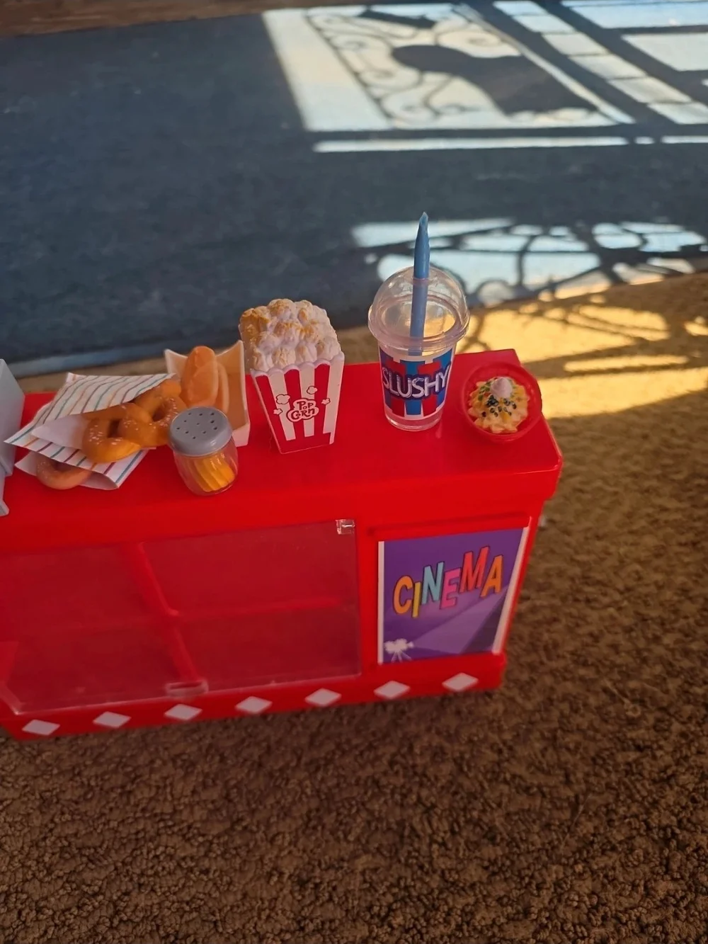 Red Cinema Snack Counter Playset - Kids Role Play